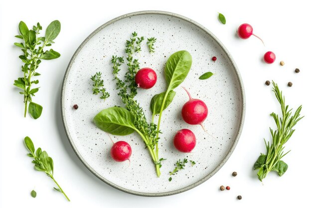 Talerz z apetycznym daniem